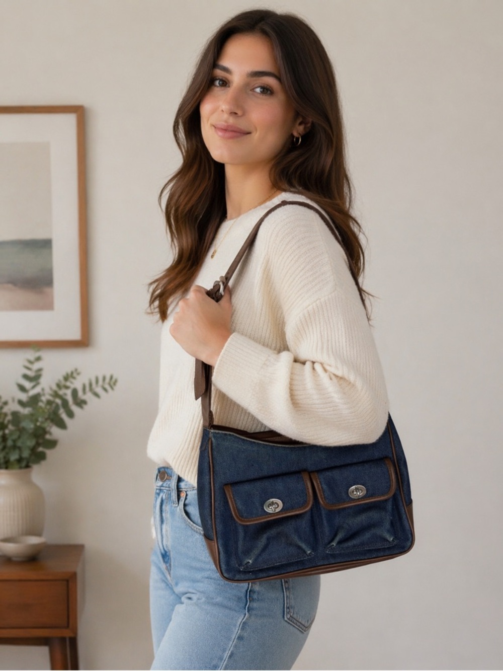 St. John’s Bay Shoulder Bag with Adjustable Strap